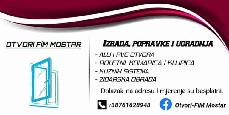 Otvori – FiM Mostar